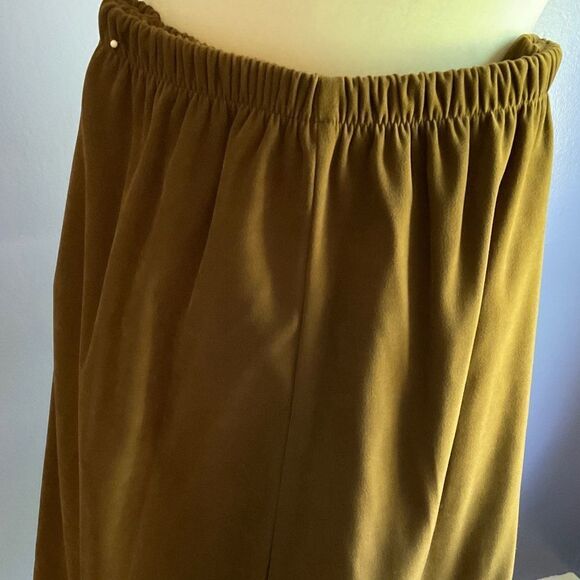 2-Piece Brown Pantsuit with Velour Pant and Nubby Textured Top/ Jacket 14P - Picture 2 of 7